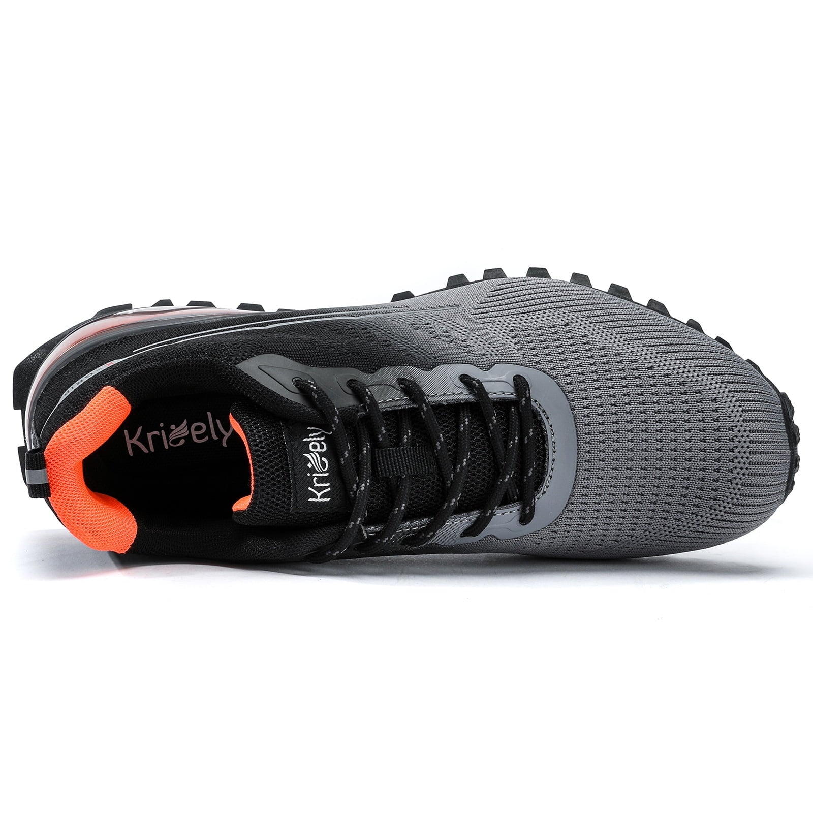 Kricely Men's Trail Running Shoes Fashion Walking Hiking Sneakers for Men Tennis Cross Training Shoe Outdoor Snearker Mens Casual Workout Footwear Grey Size 14