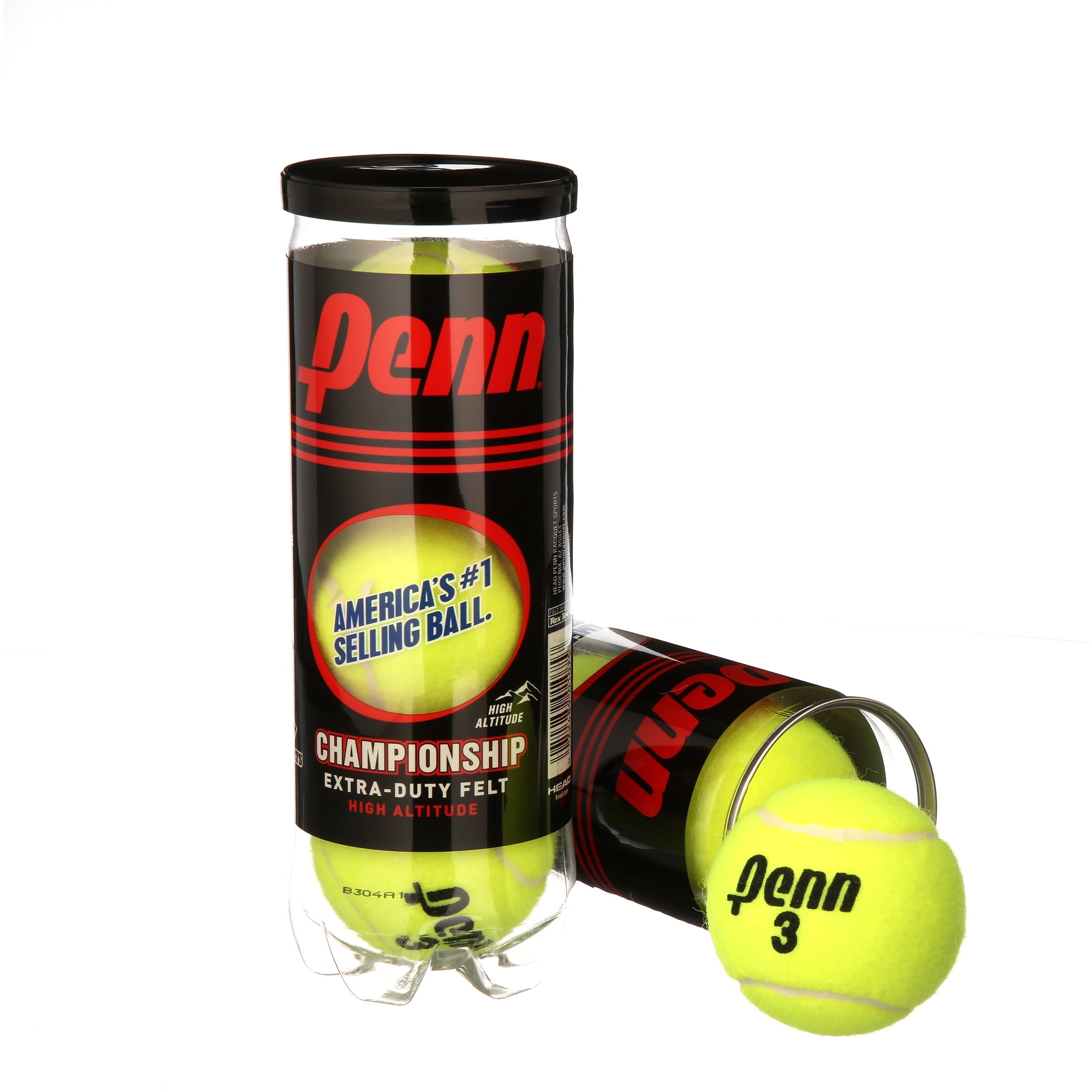 Penn Championship Extra Duty, High Altitude Tennis Balls (12 Cans, 36 Balls)