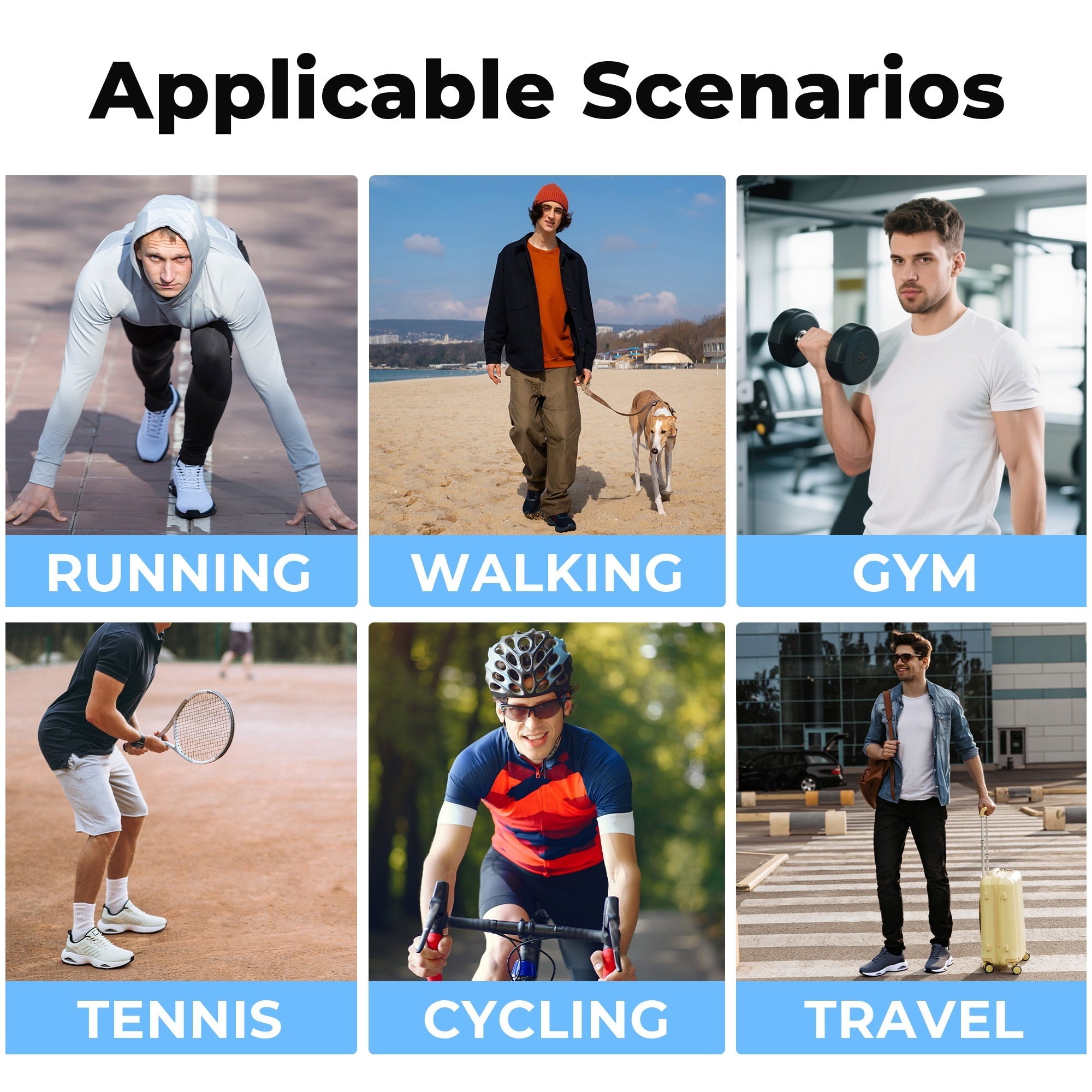 AOV GREEN LEAF Mens Running Shoes Tennis Athletic Sneakers Gym Comfortable Walking Sport Non Slip Workout Cross Training Shoe Size 7-13