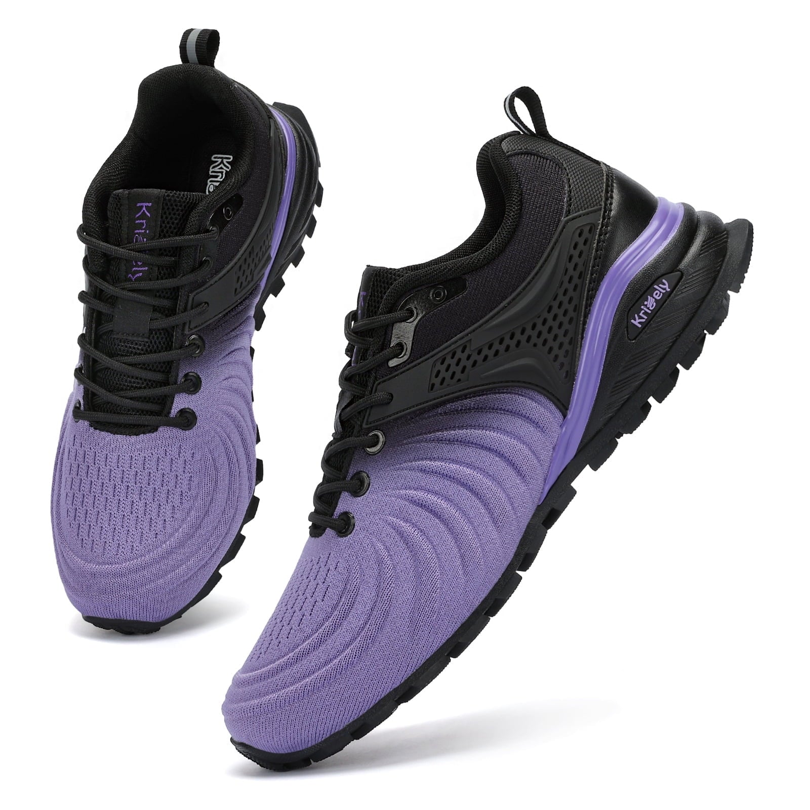 Kricely Men's Trail Running Shoes Fashion Walking Hiking Sneakers for Men Tennis Cross Training Halloween Dress Shoes Shoe Outdoor Snearker Mens Casual Workout Footwear Tie dye Size 13