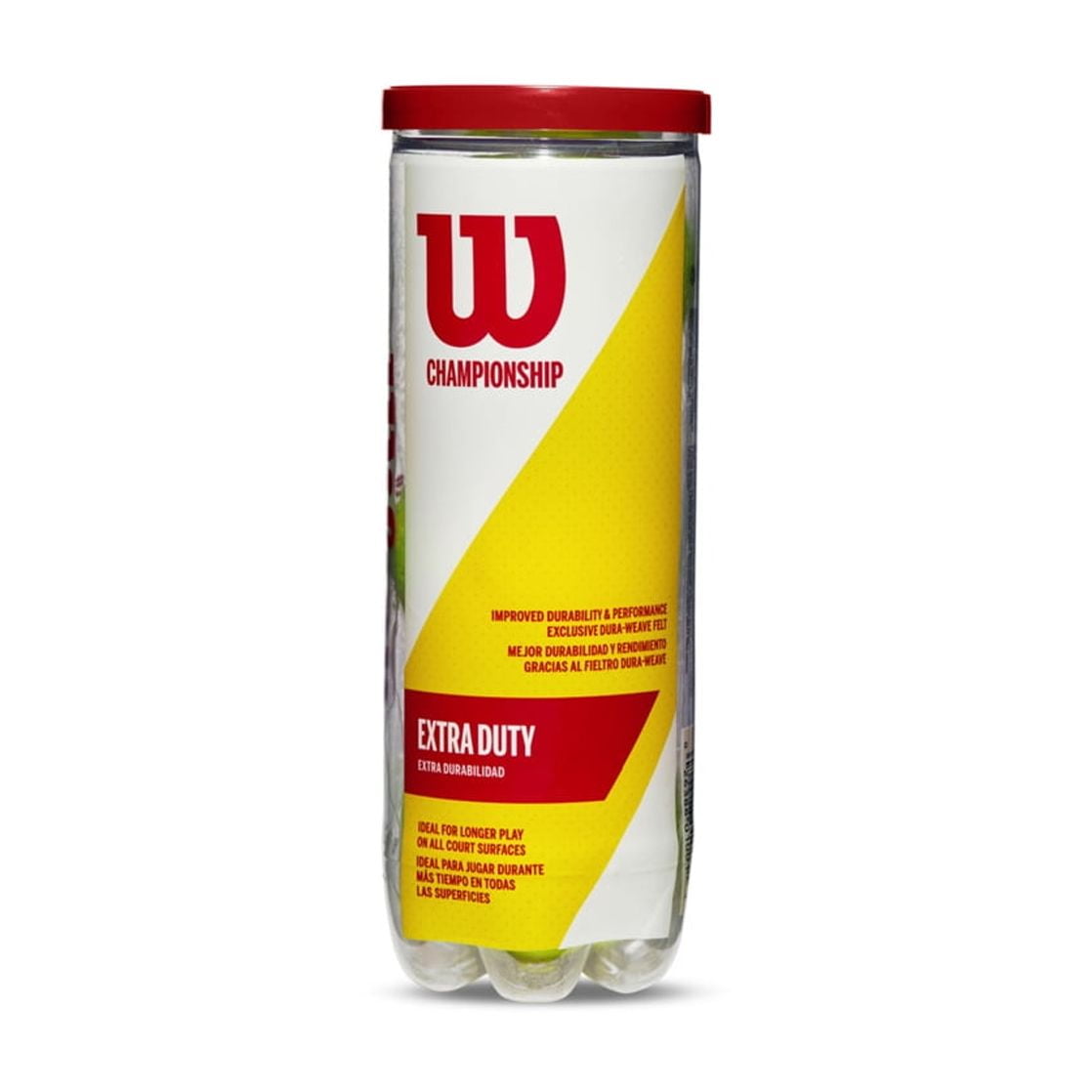 Wilson Championship Extra Duty Tennis 3 Ball Cans - 20 Pack